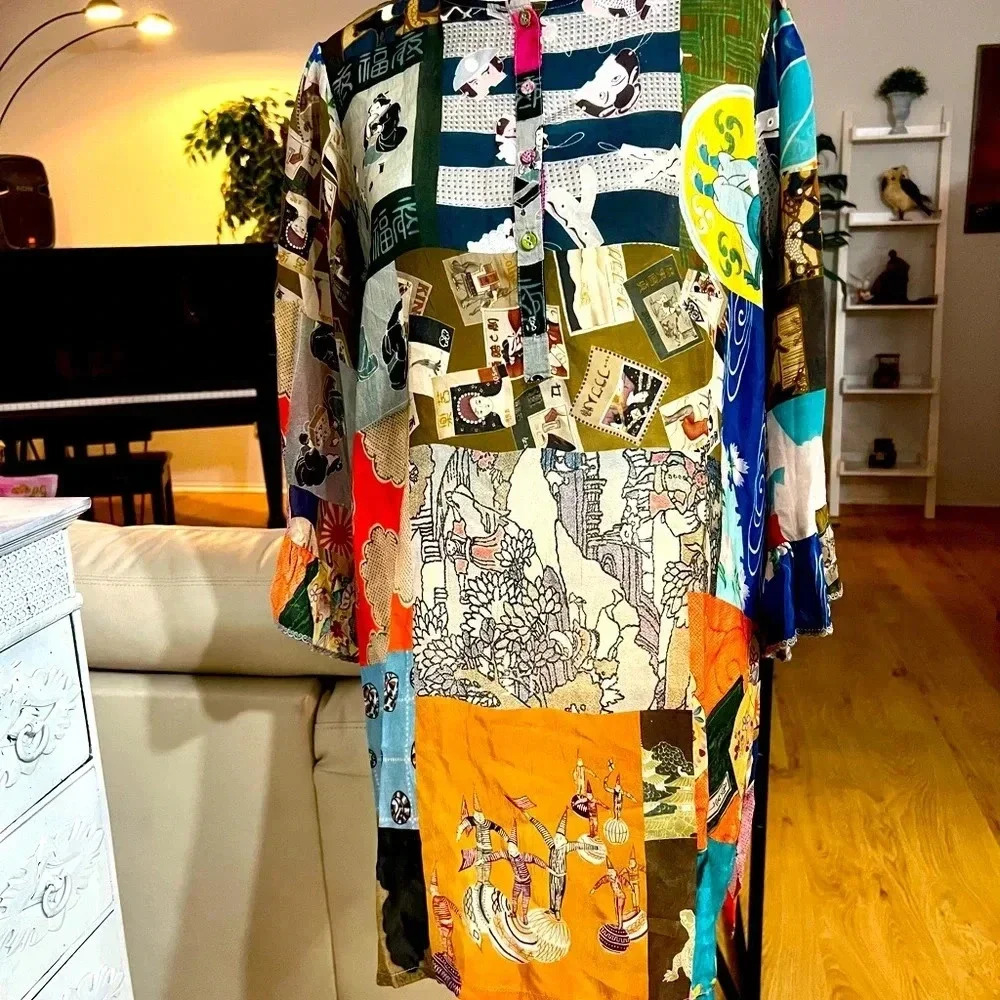 Johnny was Vera tunic multicolor NWT s/m (Runs big/large) - Picture 5 of 16